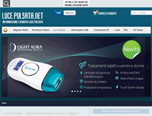 Tablet Screenshot of luce-pulsata.net